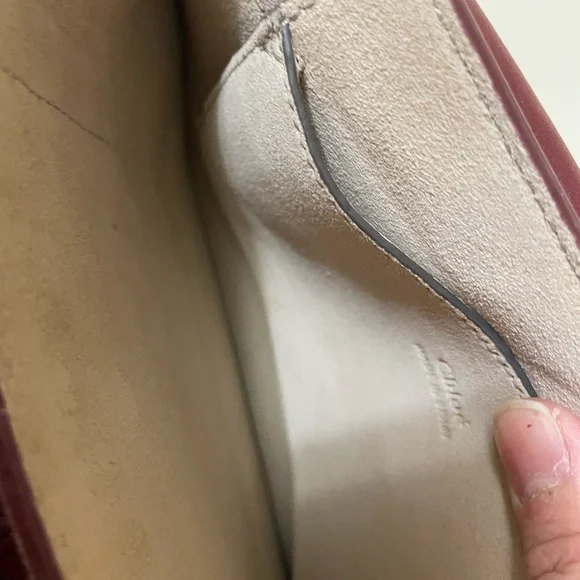 ‼️SOLD‼️ CHLOE - Suede Calfskin Faye Crossbody bag - Picture 7 of 8